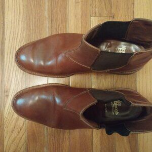 Allen Edmonds Brown Leather Ashbury Chelsea Boots Men 11 Wide